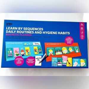 Anko Magnetic Planner for Kids - Blue